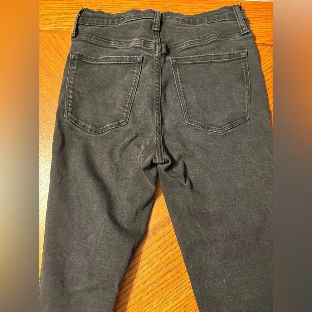 J. Crew Dark Gray washed black Women's Skinny Jeans size 28
